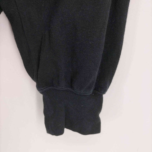 マツフジ MATSUFUJI 21SS Henry Neck Sweat Shirt - BLACK メンズ JPN:3
