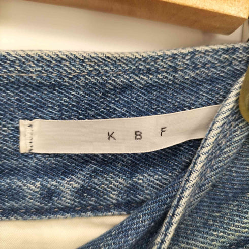 ケイビーエフ KBF 裾カットオフ リメイク ボーイズ デニム レディース JPN:36