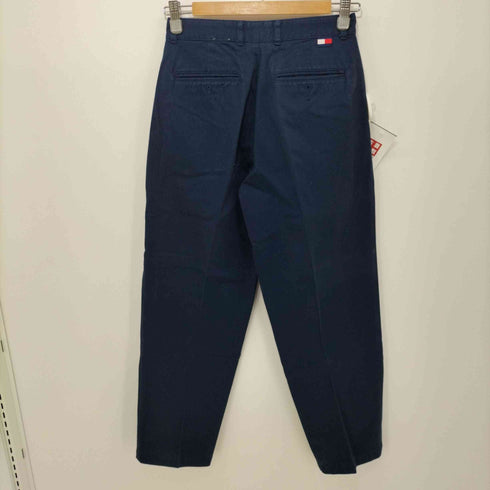 トミーヒルフィガー TOMMY HILFIGER 2タック ジップフライ ネイビーテーパードチノ レディース 14