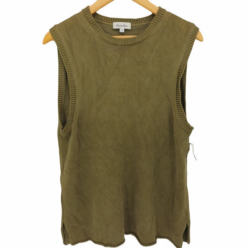 スティーブンアラン Steven Alan C/N SILK KNIT VEST_クルーネックシルクニットベスト メンズ JPN:M