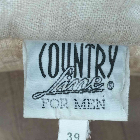 フルギ country リネン チロリアンシャツ センタープリーツ メンズ 39