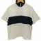 ノーティカ NAUTICA Panel Border Half Zip Teeパネル ボーダー ハーフジップ Tシャツ メンズ import:M