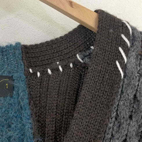 カラー kolor 20AW VOLUME WOOL/KID MOHAIR CARDIGAN/ メンズ JPN:1