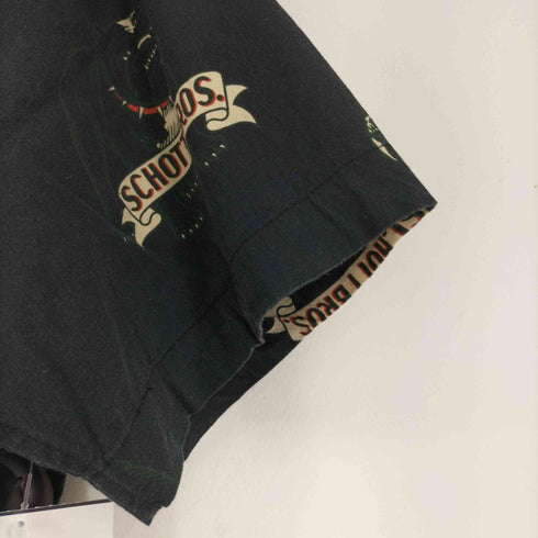 ショット ニューヨーク Schott NYC HAWAIIAN SHIRT BULLDOG 半袖ハワイアンシャツ メンズ JPN:S