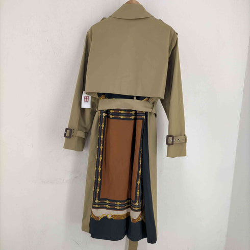 トーガアーカイブス TOGA ARCHIVES 21AW バックスカーフ切り替え トレンチコート ユニセックス メンズ import:S