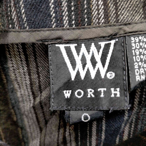 WORTH ストライプラップスカート レディース JPN:0