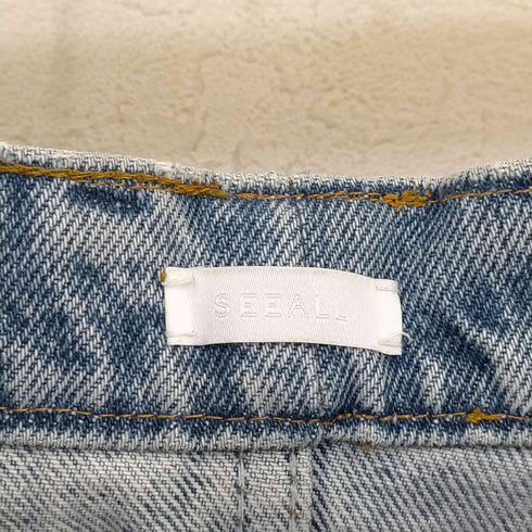 シーオール SEEALL 23SS Reconstructed belted buggy denim レディース JPN:1