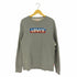 リーバイス Levis フロントロゴ クルーネックスウェット メンズ import:M