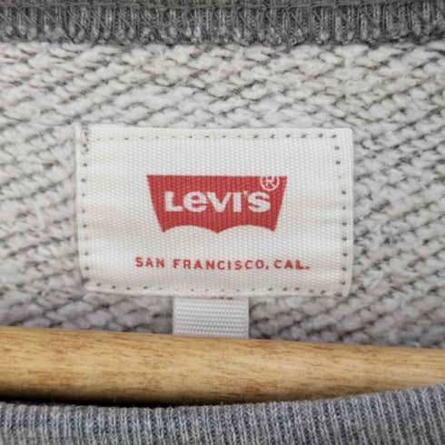 リーバイス Levis フロントロゴ クルーネックスウェット メンズ import:M