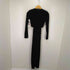 ザラ ZARA VELVET MIDI DRESS WITH CUT-OUT DETAIL レディース JPN:XS