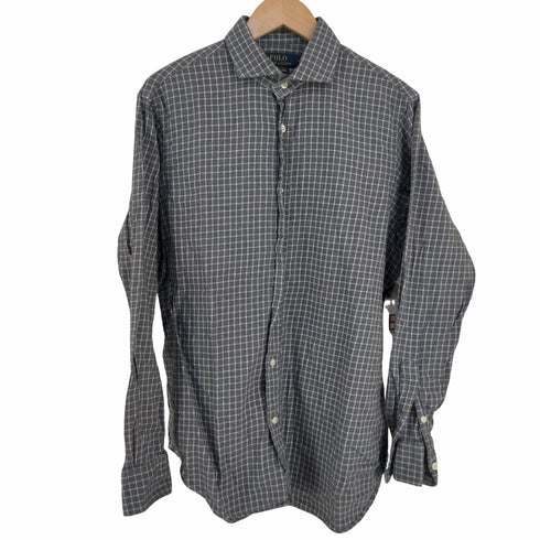 ポロラルフローレン POLO RALPH LAUREN HEATHER FLANNEL ホリゾンタルカラーシャツ メンズ import:M