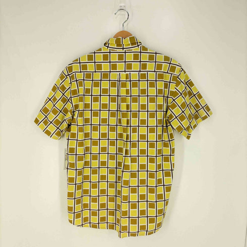 ステューシー Stussy 90s USA製 OLD STUSSY 紺タグ ブロックチェックシャツ メンズ import:M