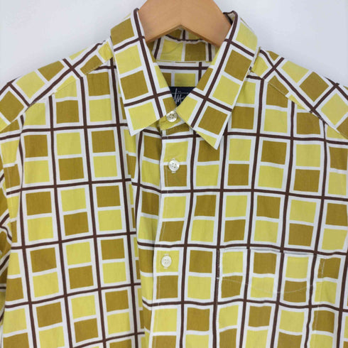 ステューシー Stussy 90s USA製 OLD STUSSY 紺タグ ブロックチェックシャツ メンズ import:M