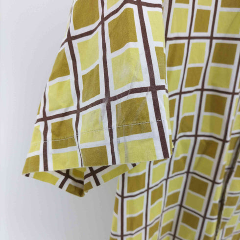 ステューシー Stussy 90s USA製 OLD STUSSY 紺タグ ブロックチェックシャツ メンズ import:M