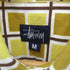 ステューシー Stussy 90s USA製 OLD STUSSY 紺タグ ブロックチェックシャツ メンズ import:M