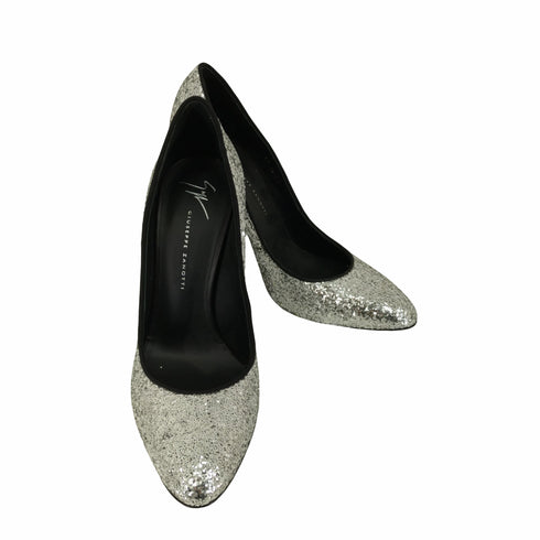 ジュゼッペザノッティ GIUSEPPE ZANOTTI グリッターハイヒール レディース 39 1/2