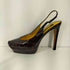 BERNY DEMORE バックストラップパンプス レディース 38 1/2