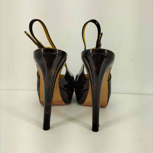 BERNY DEMORE バックストラップパンプス レディース 38 1/2