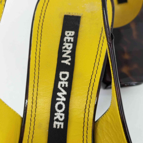 BERNY DEMORE バックストラップパンプス レディース 38 1/2