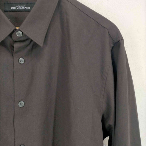 ユナイテッドアローズグリーンレーベルリラクシング UNITED ARROWS green label relaxing CM ウォッシャブル ビエラ ジャストルーズ 長袖 シャツ メンズ JPN:L