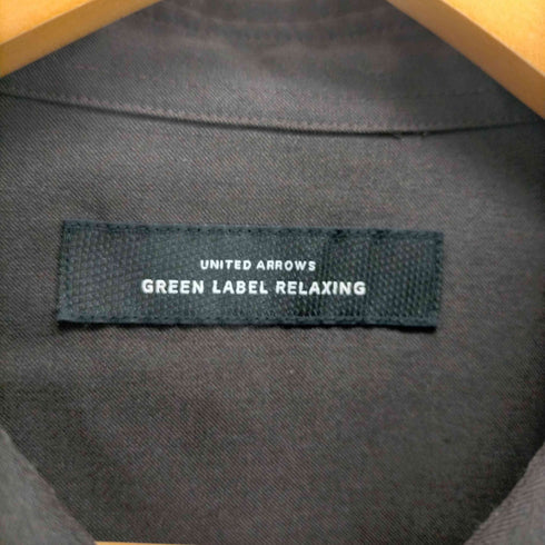 ユナイテッドアローズグリーンレーベルリラクシング UNITED ARROWS green label relaxing CM ウォッシャブル ビエラ ジャストルーズ 長袖 シャツ メンズ JPN:L