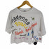 アンビル Anvil 90s MADE IN USA クロップド 両面プリント ツアーTシャツ @1990年コピーライト レディース ONE SIZE