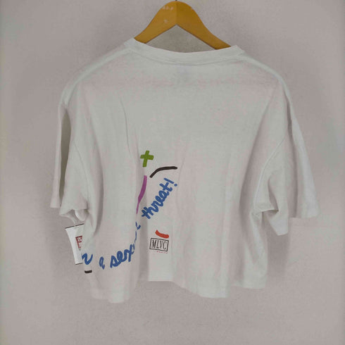 アンビル Anvil 90s MADE IN USA クロップド 両面プリント ツアーTシャツ @1990年コピーライト レディース ONE SIZE