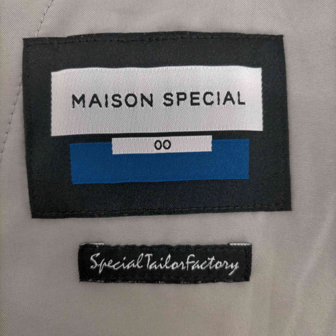 メゾンスペシャル MAISON SPECIAL マルチファブリックスタプレフレアパンツ メンズ 00