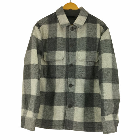 ユニクロ UNIQLO チェックオーバーシャツジャケット ユニセックス メンズ JPN:L