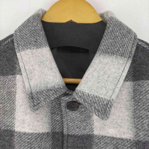 ユニクロ UNIQLO チェックオーバーシャツジャケット ユニセックス メンズ JPN:L
