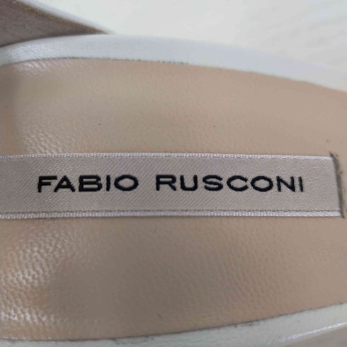 ファビオルスコーニ FABIO RUSCONI ポインテッドトゥストラップパンプス レディース 38-1/2