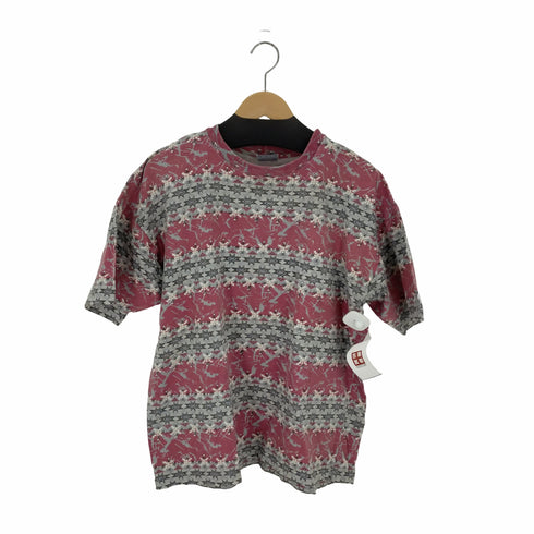 総柄Tシャツ ボックスシルエット オールドサーフ メンズ JPN:L