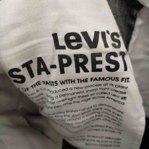 リーバイス Levis STA-PREST スタプレ ストレートフィットトラウザーズ メンズ 30