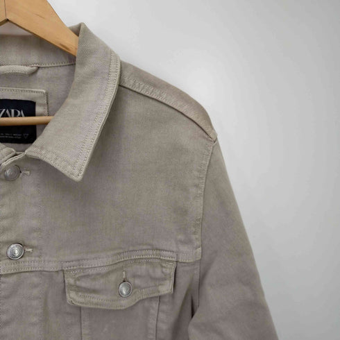 ザラ ZARA デニムジャケット メンズ import:XL