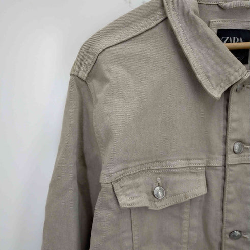 ザラ ZARA デニムジャケット メンズ import:XL