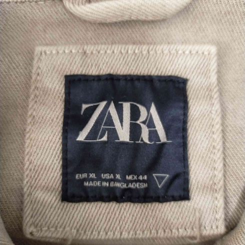 ザラ ZARA デニムジャケット メンズ import:XL