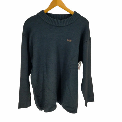 エックスガール X-girl 21AW OVERSIZED KNIT TOP レディース ONE SIZE