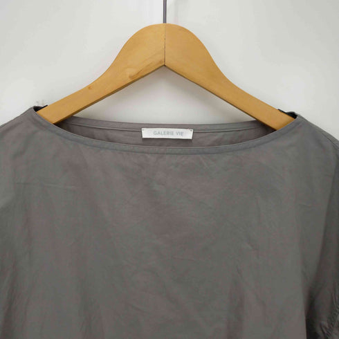 ギャルリーヴィー GALERIE VIE 23SS コンパクトコットンツイル ワイドスリーブブラウス レディース FREE