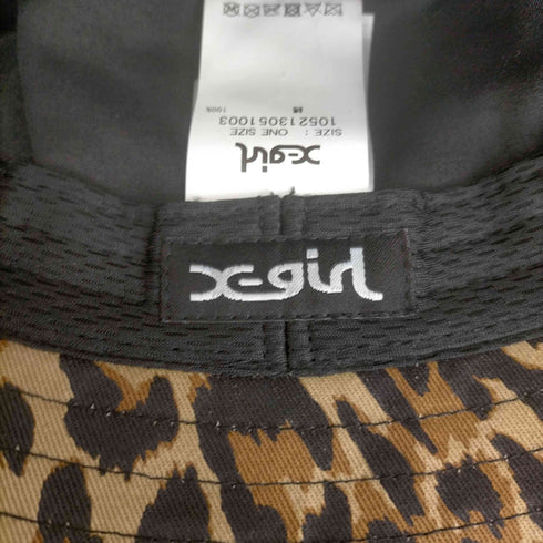 エックスガール X-girl 21AW OVAL Logo BUCKET HAT レディース ONE SIZE