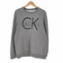 カルバンクライン CALVIN KLEIN CK ロゴ プリント クルーネック スウェット メンズ import:L