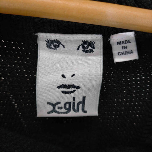 エックスガール X-girl 22SS CONTRAST KNIT TOP レディース ONE SIZE