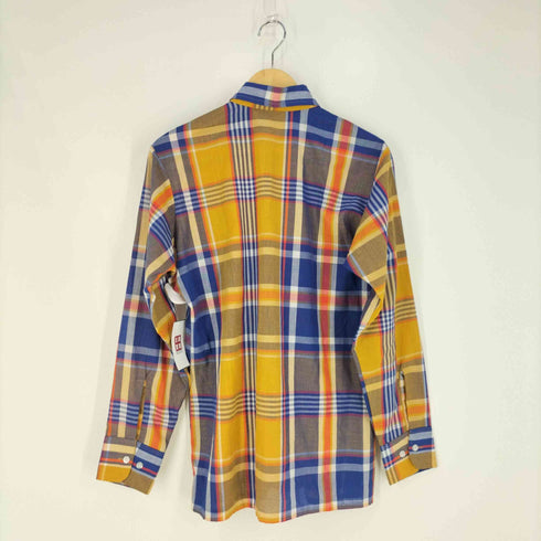 ヴァンヒューゼン VAN HEUSEN CLASSIC COLLECTION 三角タグ チェックシャツ メンズ import:M