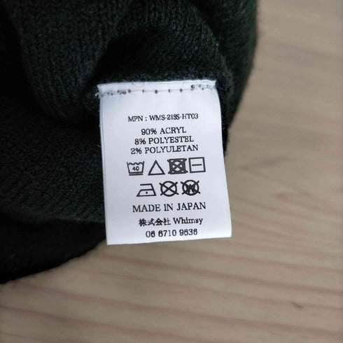 ウィムジー WHIMSY 21SS SINGLE BEANIE メンズ ONE SIZE