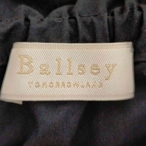 ボールジー BALLSEY カバリングタイプライター ギャザーカラーブラウス レディース JPN:36