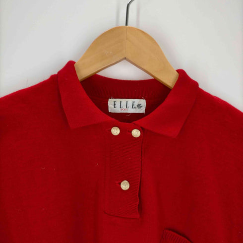 エル ELLE ニットシャツ レディース