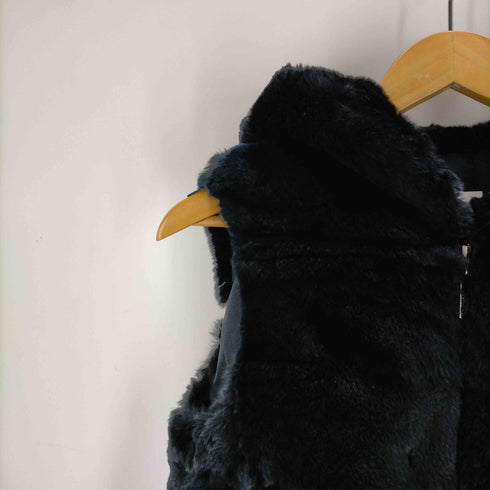 エムプルミエ M-PREMIER フェイクファーフーディベスト レディース JPN:34
