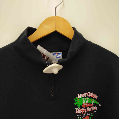 00s ハーフジップスウェット メンズ import:L