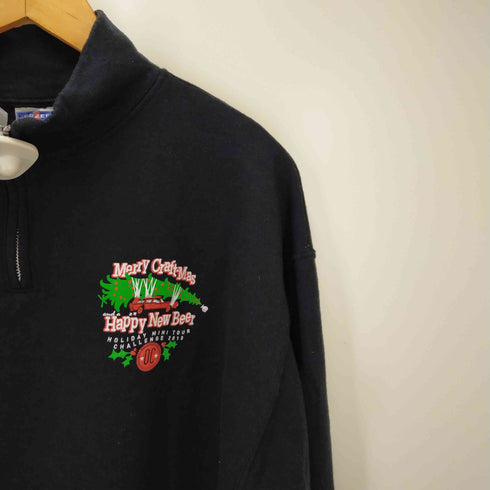 00s ハーフジップスウェット メンズ import:L