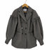 エピヌ epine volume wool tailored coat gray レディース