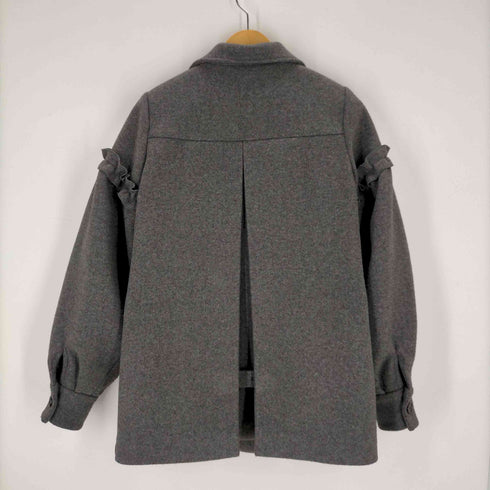 エピヌ epine volume wool tailored coat gray レディース